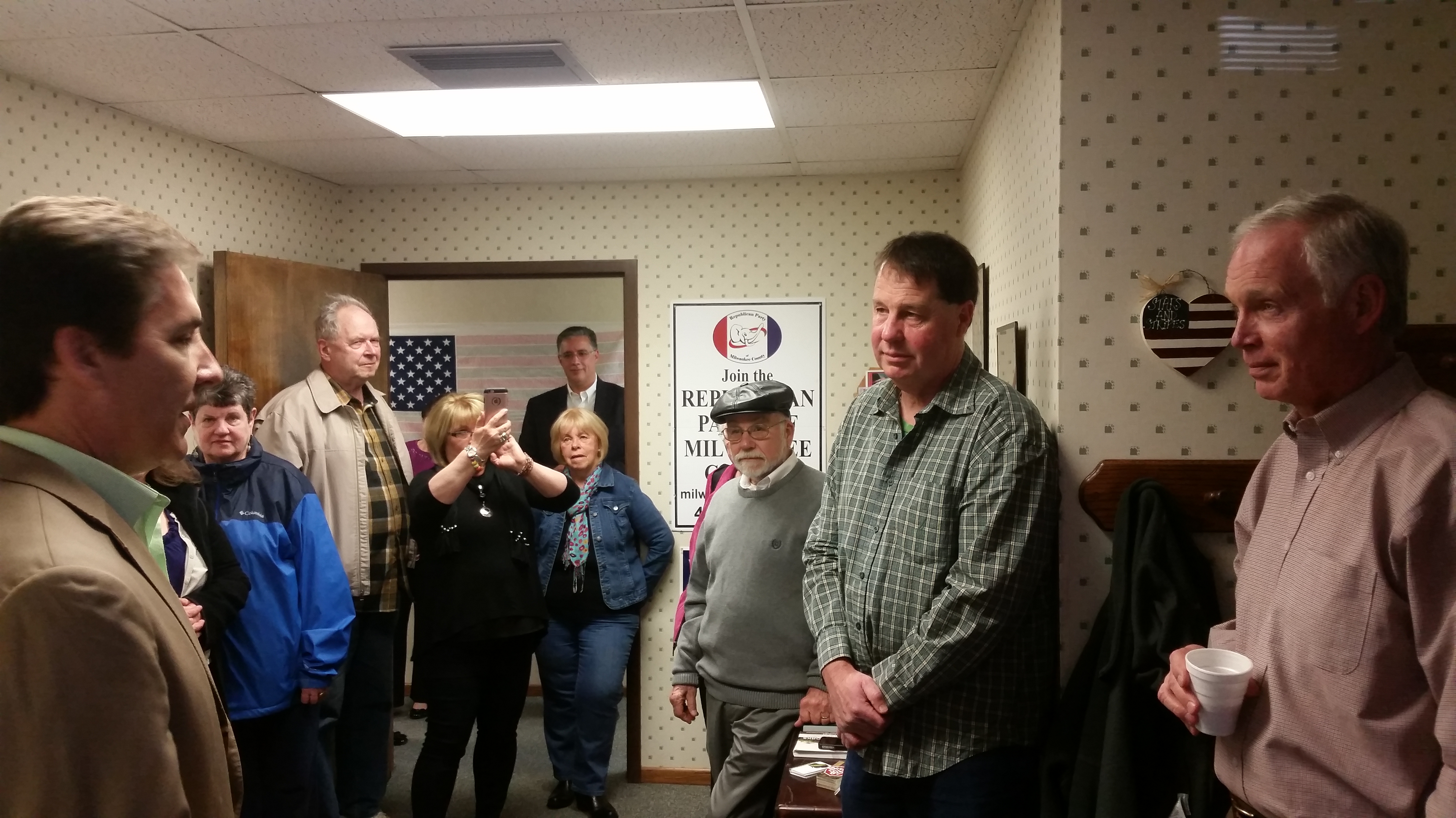 #RonOnTheRoad: Ron Johnson at the Milwaukee County GOP Field Office Opening
