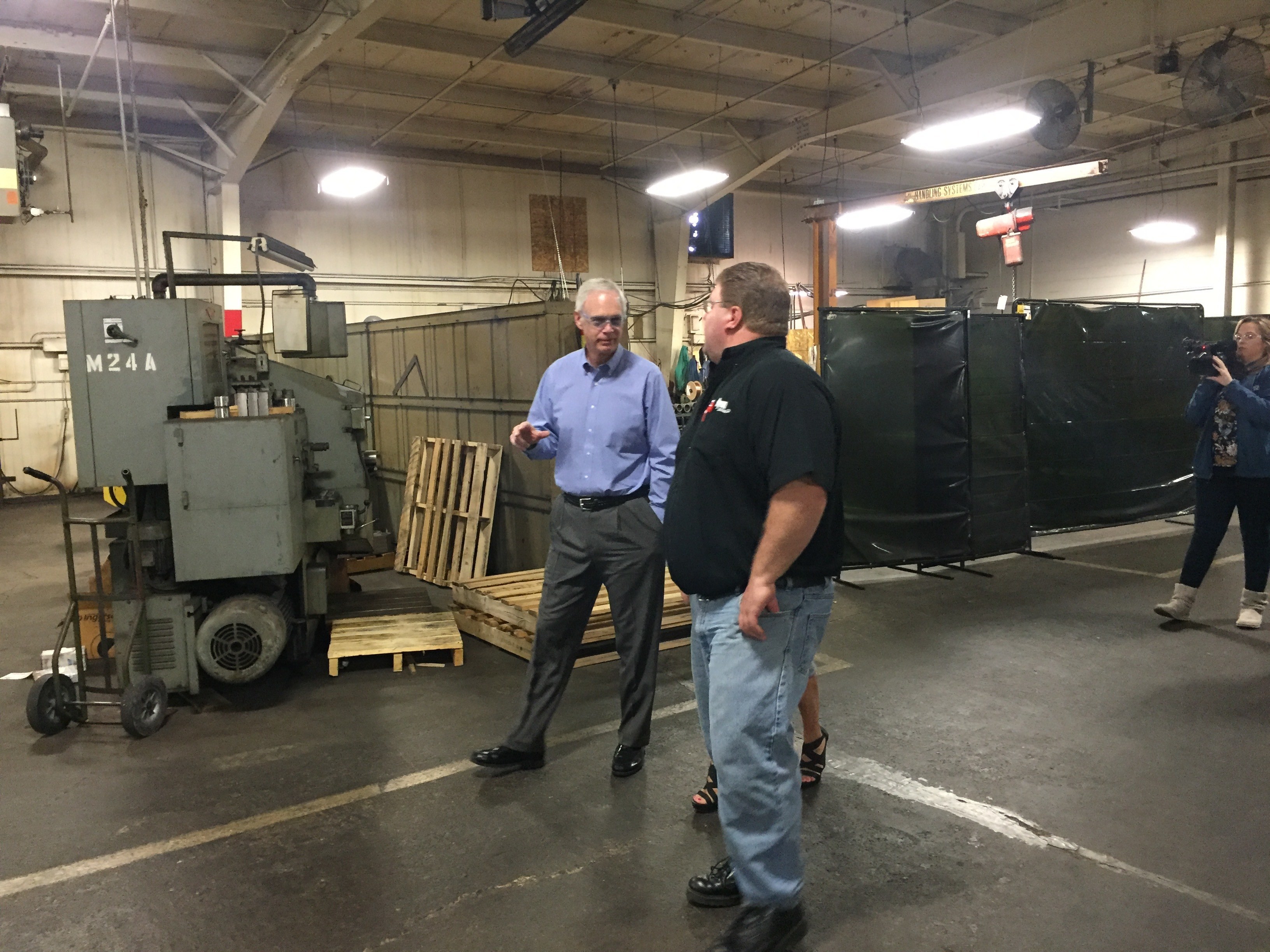 #RonOnTheRoad: Ron Johnson at Ryan Manufacturing in  Schofield, WI