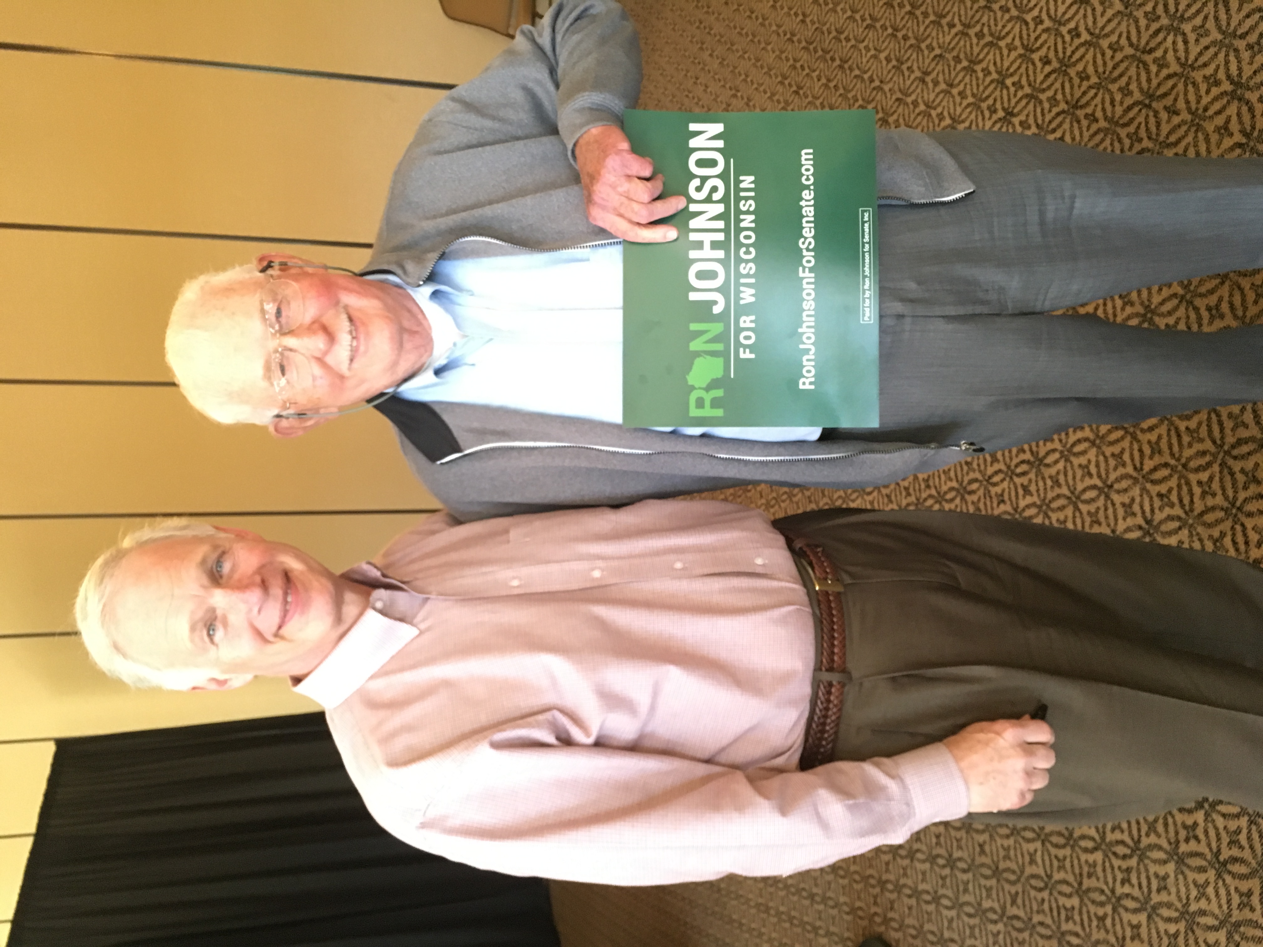 #RonOnTheRoad: Ron Johnson and Paul Ryan at a Rally in Burlington, WI