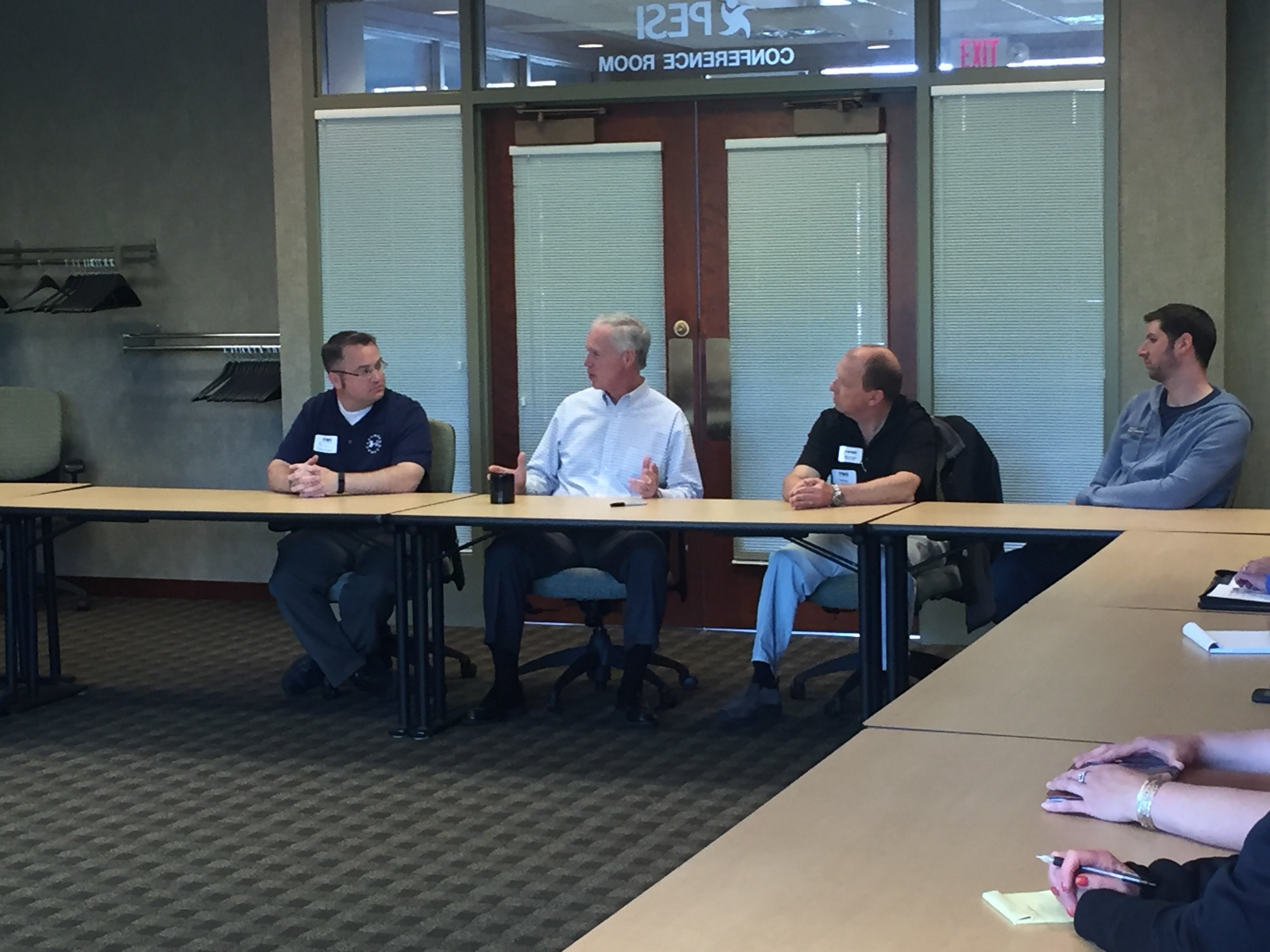 #RonOnTheroad: Ron Johnson at the Eau Claire Chamber of Commerce Talking Jobs