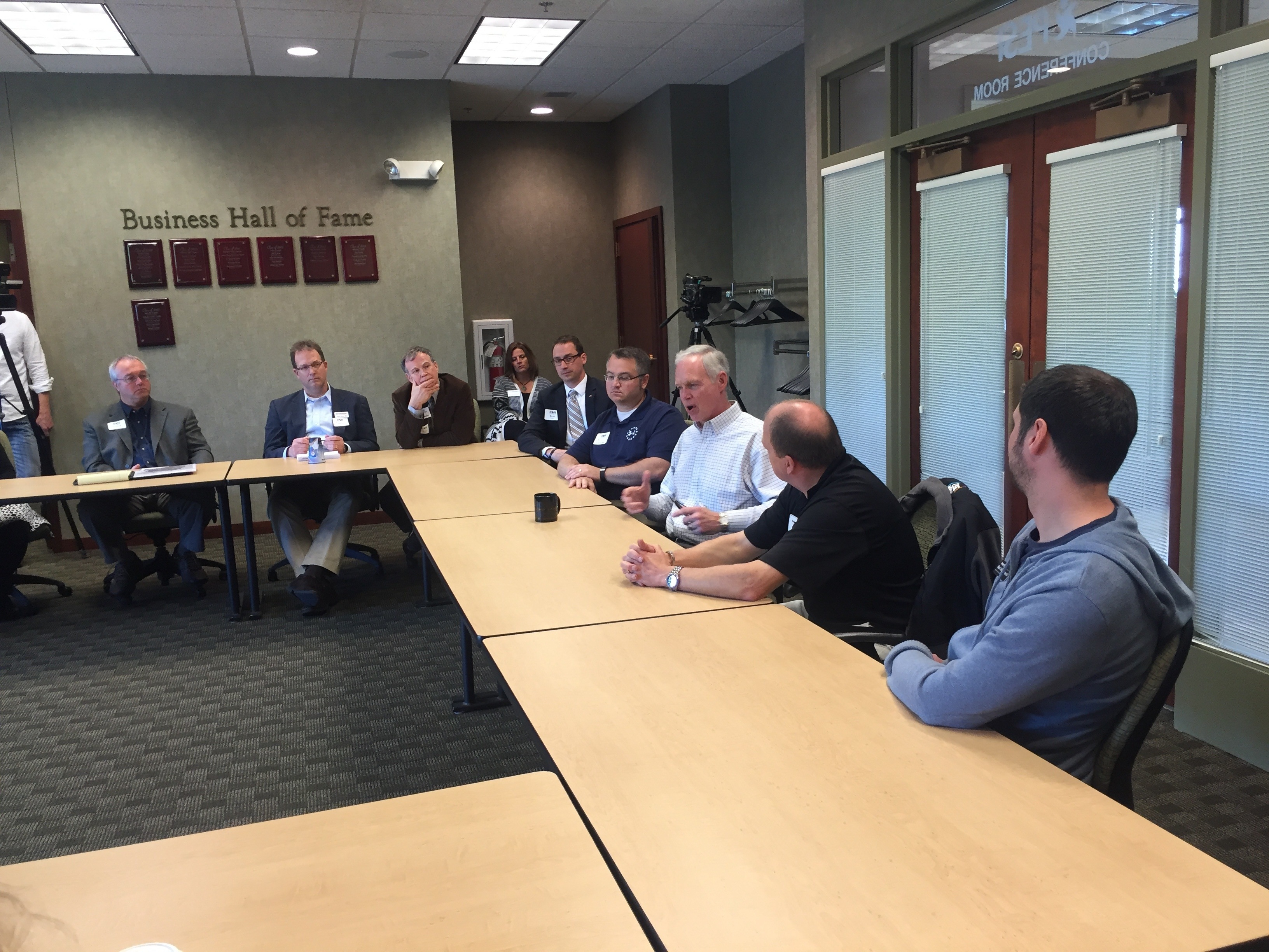 #RonOnTheroad: Ron Johnson at the Eau Claire Chamber of Commerce Talking Jobs