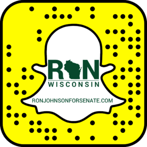 RonJohnsonWI Snapchat Snapcode