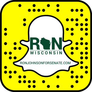 RonJohnsonWI Snapchat Snapcode