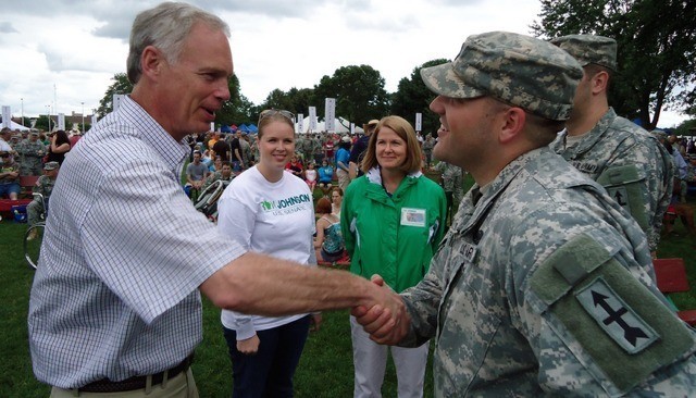 Ron Stands with Wisconsin Veterans