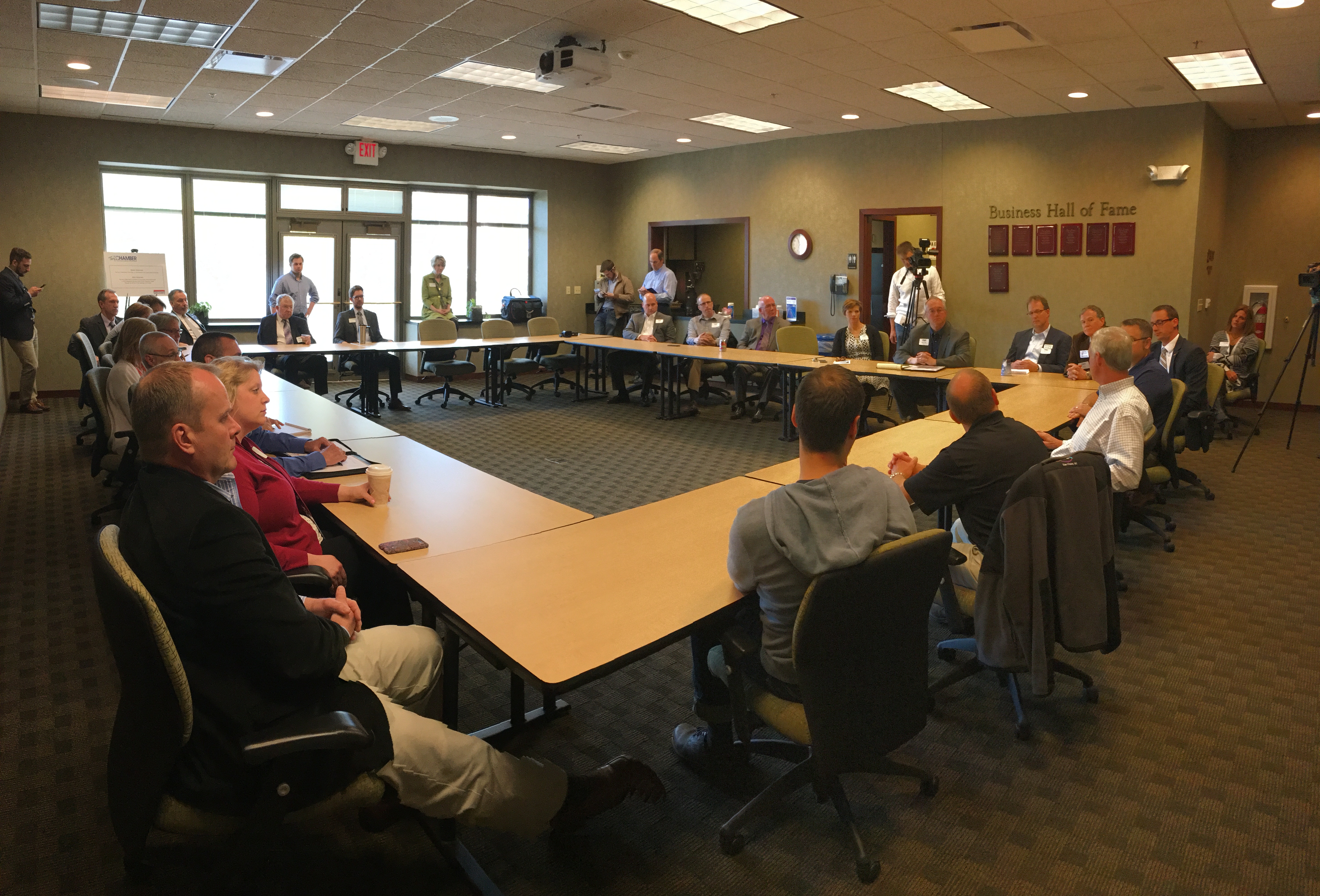 #RonOnTheroad: Ron Johnson at the Eau Claire Chamber of Commerce Talking Jobs