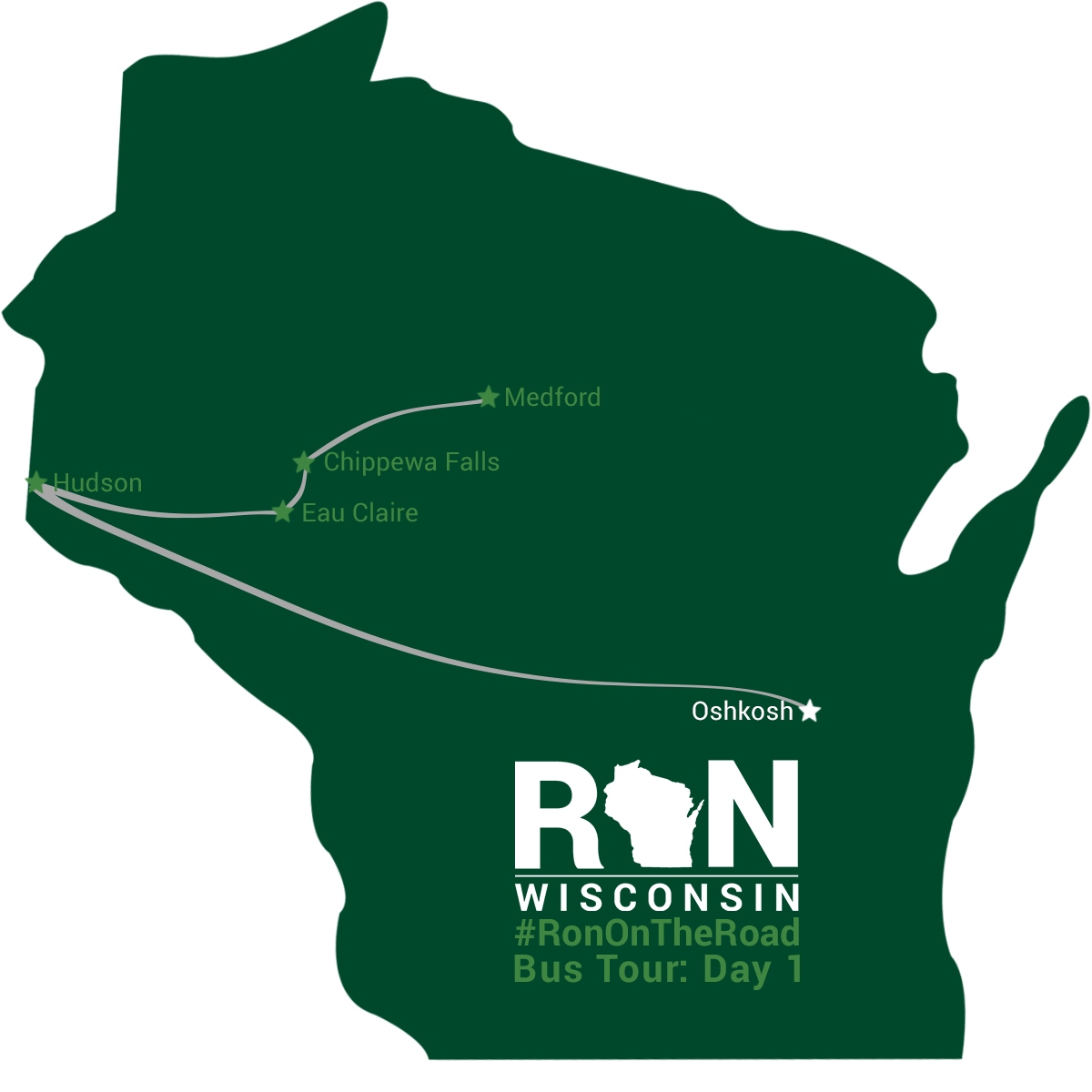 #RonOnTheRoad Bus Tour: Day 1
